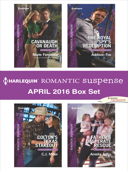 Title details for Harlequin Romantic Suspense April 2016 Box Set by Marie Ferrarella - Wait list